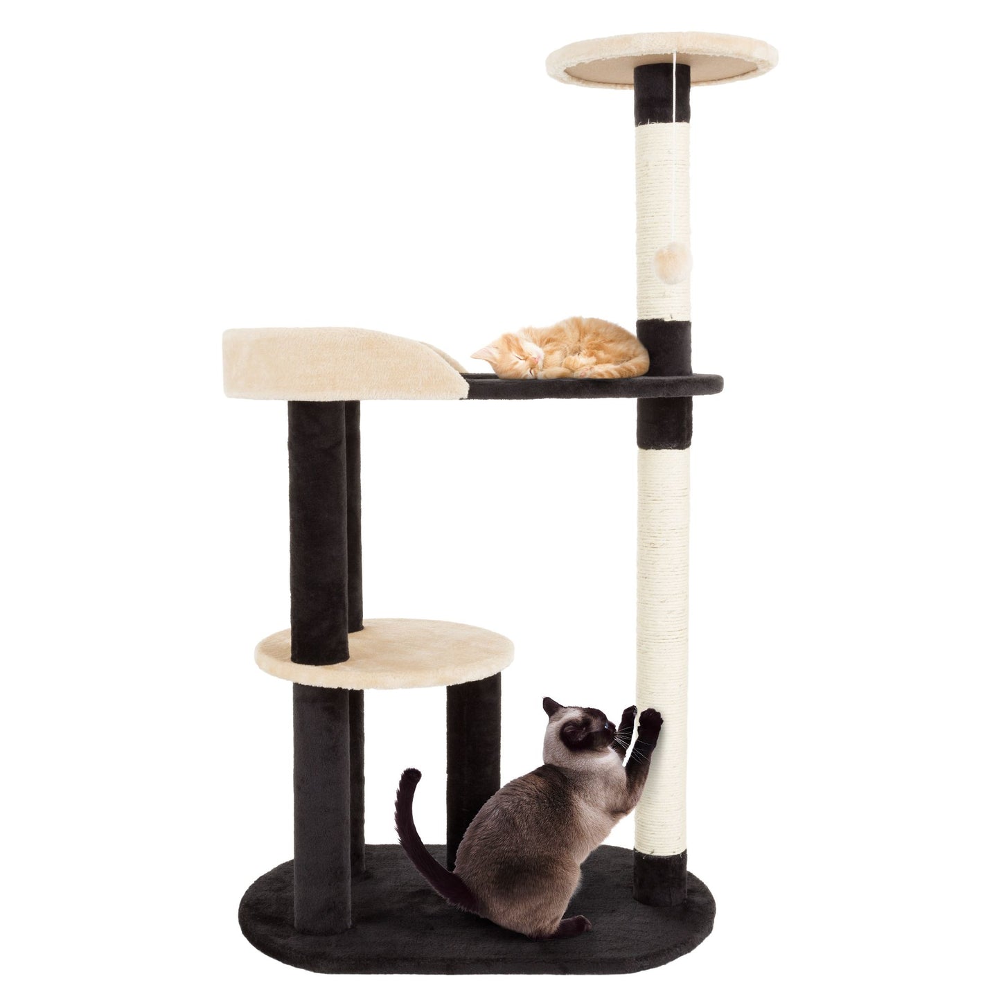 petmaker-4225-3-tier-sleep-and-play-cat-tree---blacktan