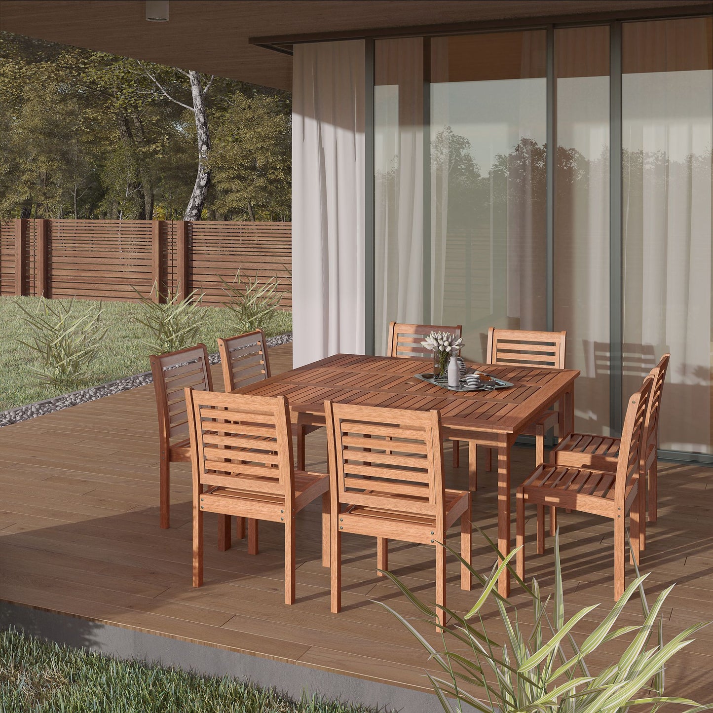 amazonia-torino-9-pc-eucalyptus-dining-set---brown