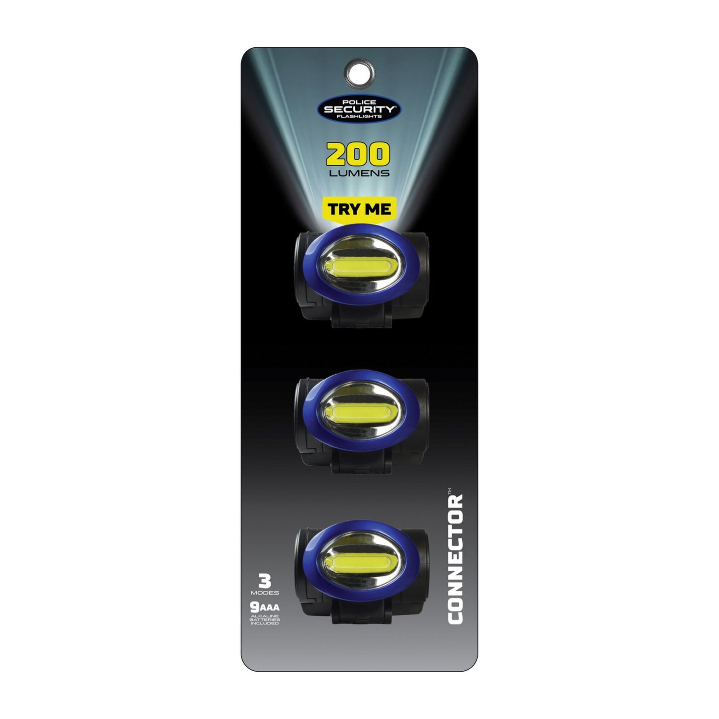 police-security-200-lumen-connector-headlamps-3-pk