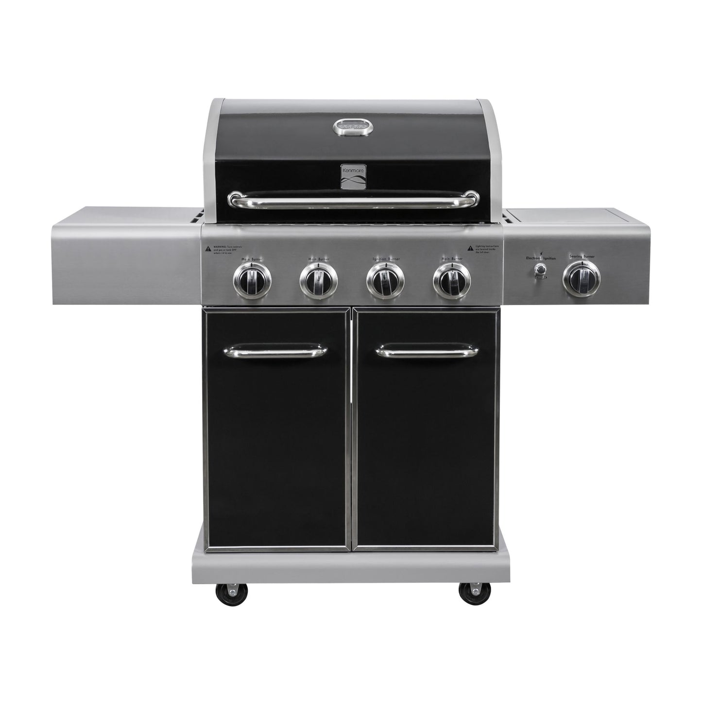 kenmore-4-burner-lp-gas-grill-with-searing-side-burner---blackstainless-steel