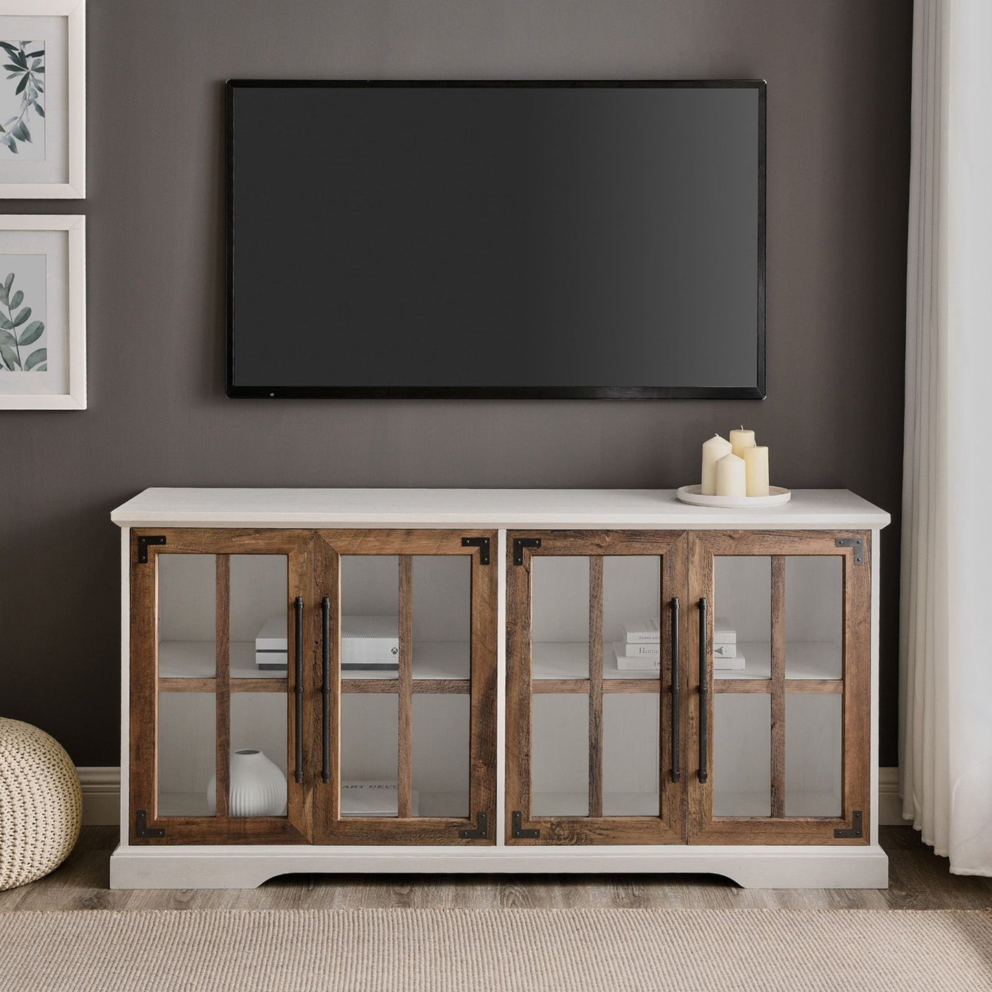 w-trends-58-modern-farmhouse-window-pane-door-tv-stand-for-tvs-up-to-65---brushed-whitereclaimed-barnwood