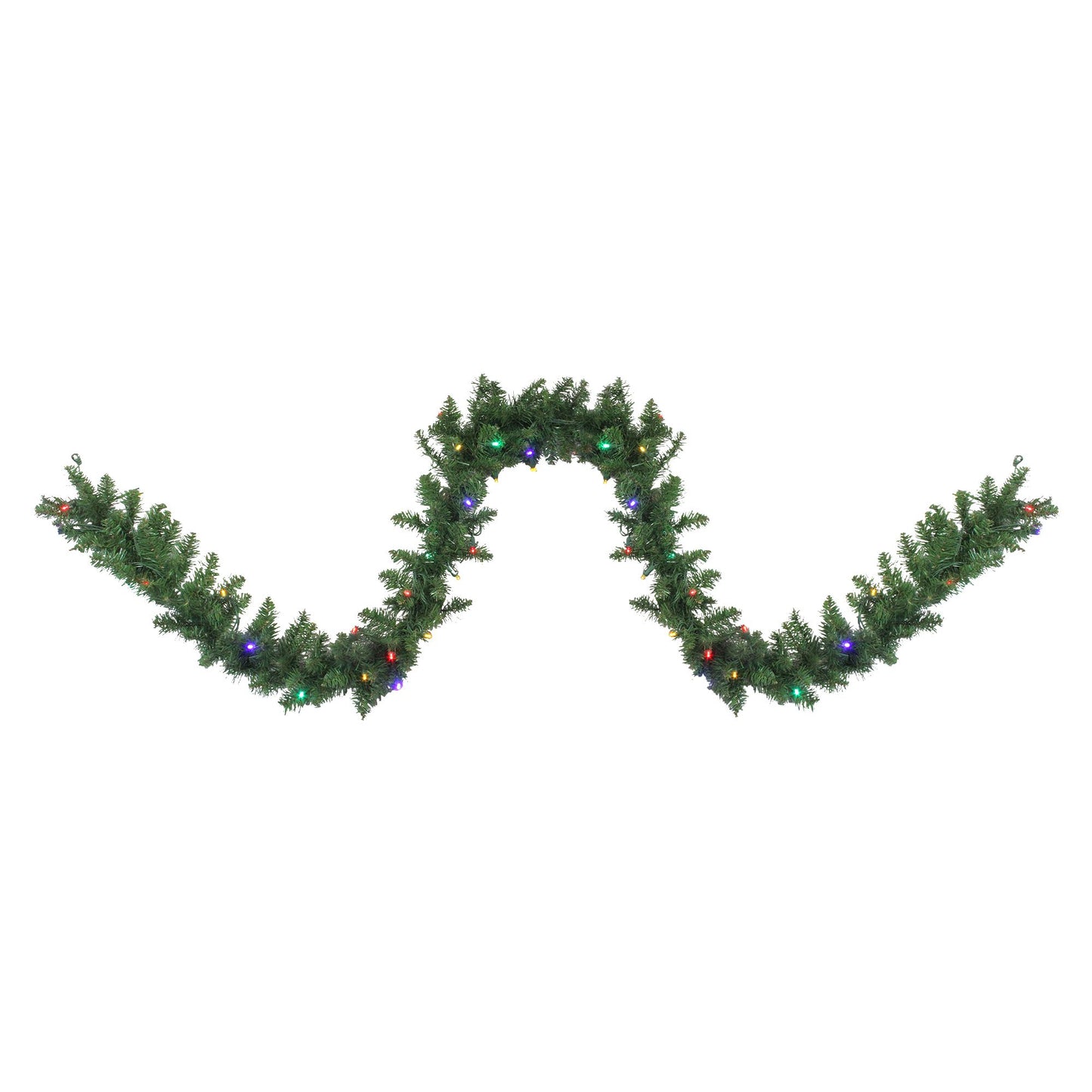 northlight-9-x-10-pre-lit-northern-pine-artificial-christmas-garland---multi-color-led-lights