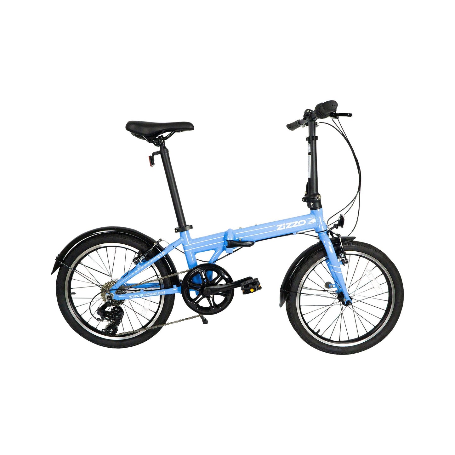zizzo-via-lightweight-20-7-speed-aluminum-folding-bicycle---blue