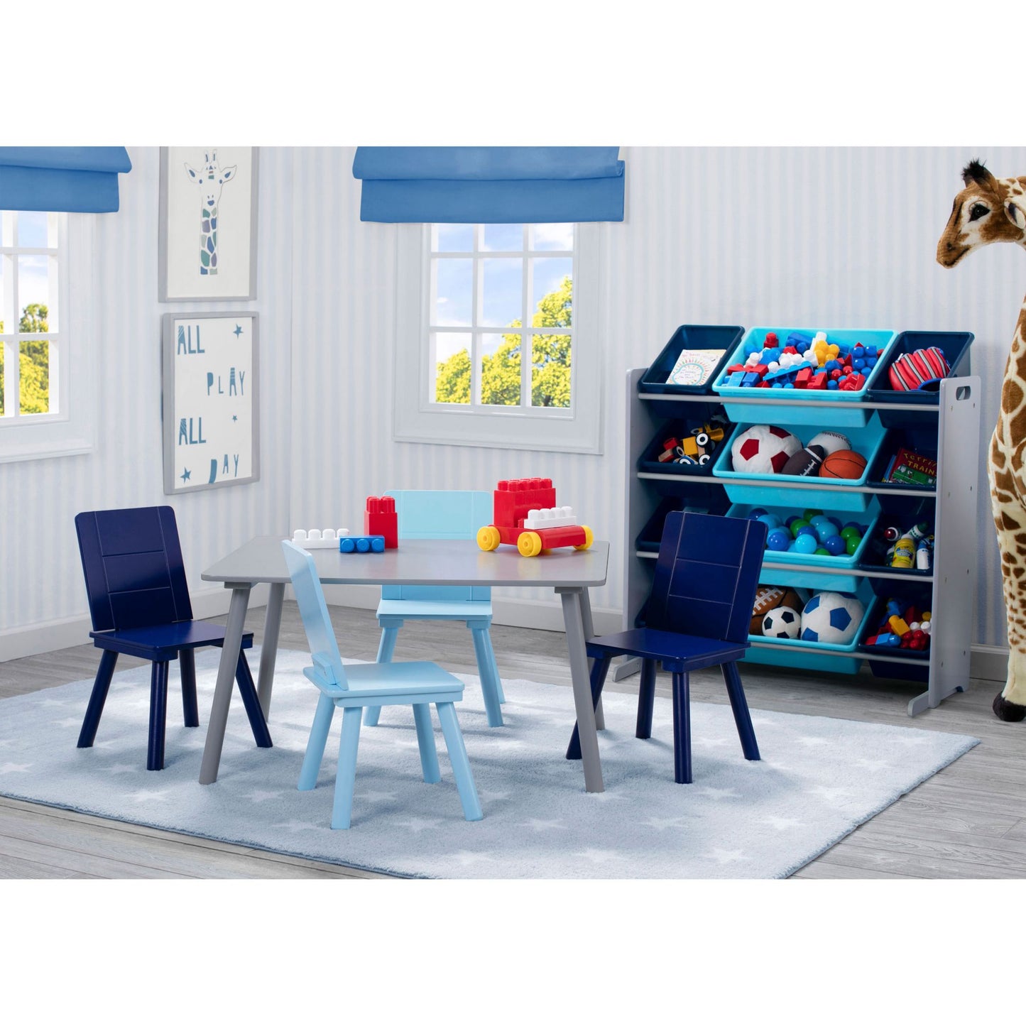 delta-children-kids-toy-storage-organizer-with-12-plastic-bins---blue