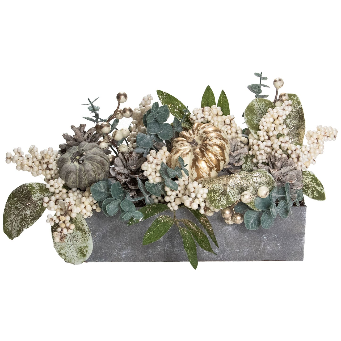 northlight-1025-neutral-colored-pumpkin-and-leaves-fall-harvest-floral-arrangement