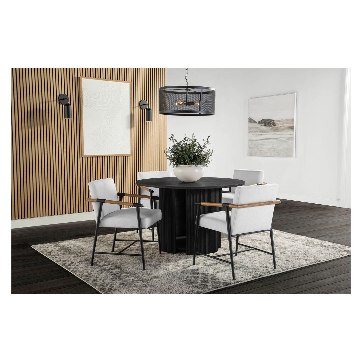 zara-dining-set-with-upholstered-chairs-5-pc