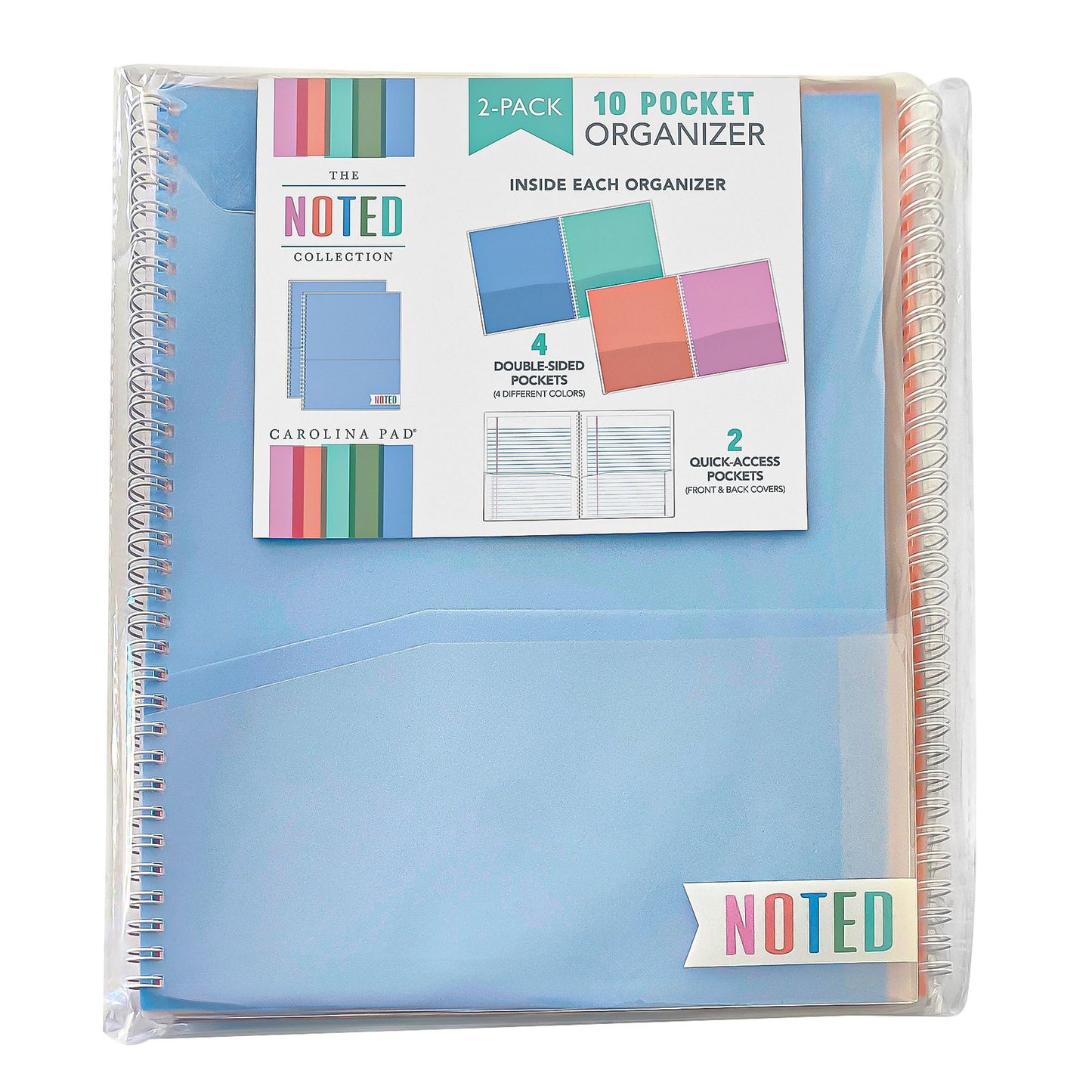 carolina-pad-noted-10-pocket-organizer---2-pk