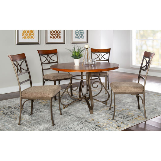 powell-hamilton-5-pc-dining-set---medium-cherry