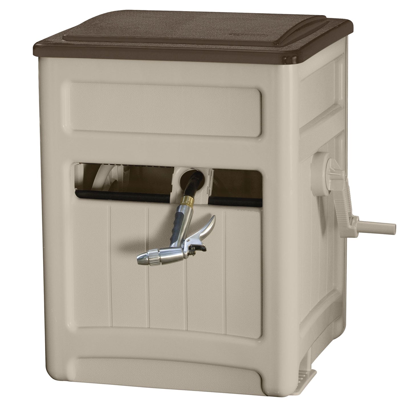 suncast-225-smart-trak-hose-hideaway---taupe