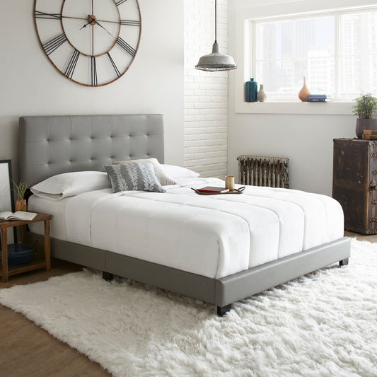 contour-rest-michal-full-size-simulated-leather-platform-bed-frame---gray