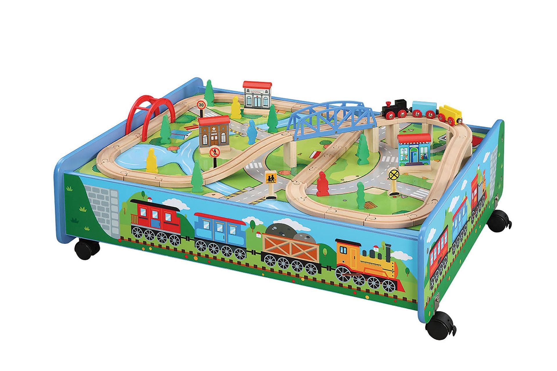 maxim-enterprise-62-pc-wooden-train-set-with-trundle