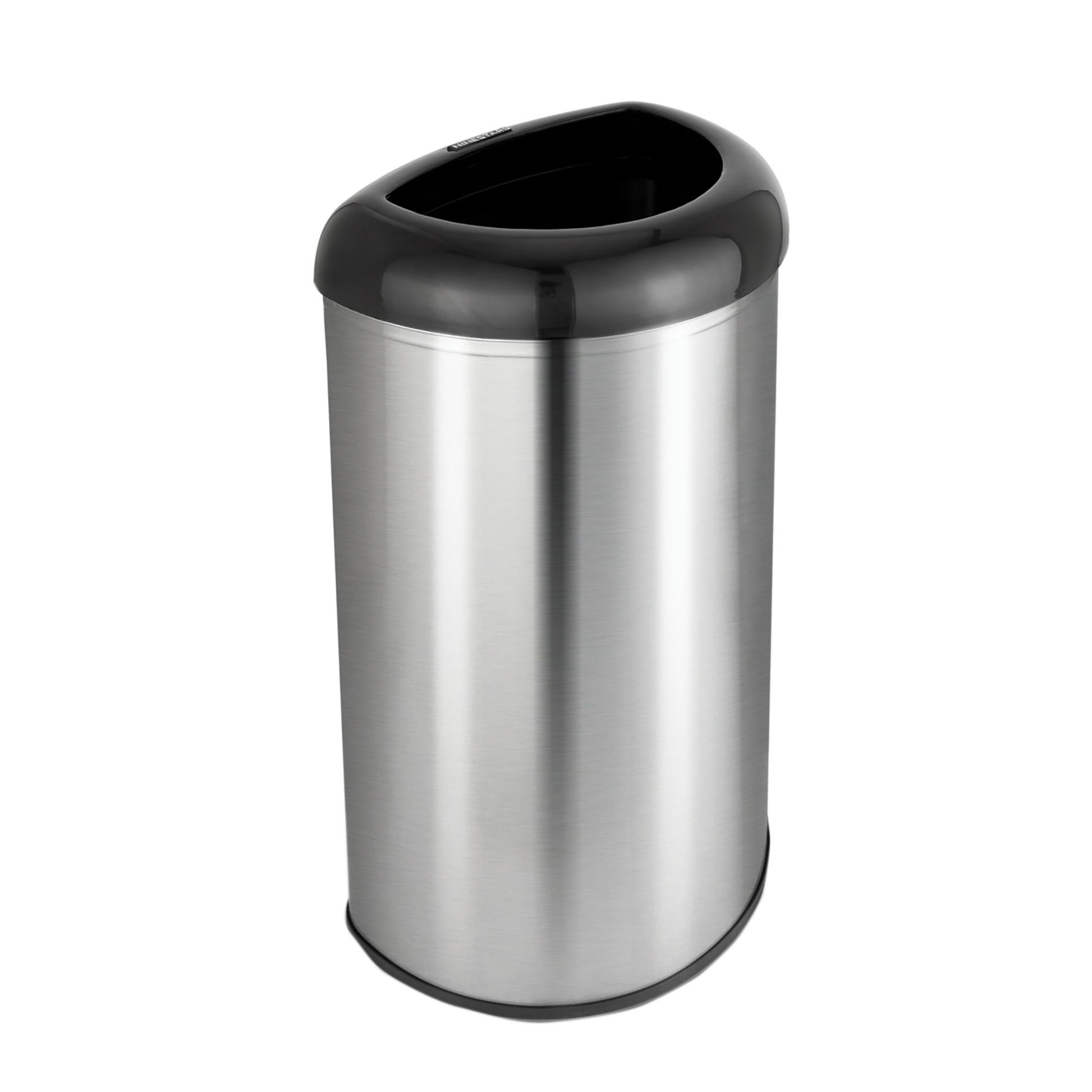 nine-stars-132-gal-stainless-steel-open-top-trash-can---black