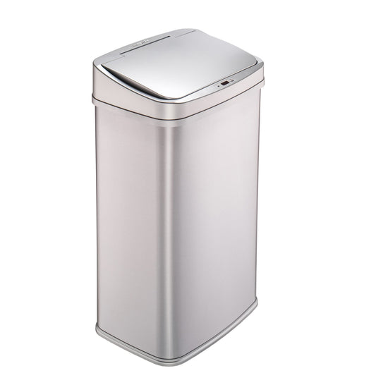 nine-stars-132-gal-stainless-steel-sensor-trash-can---silver