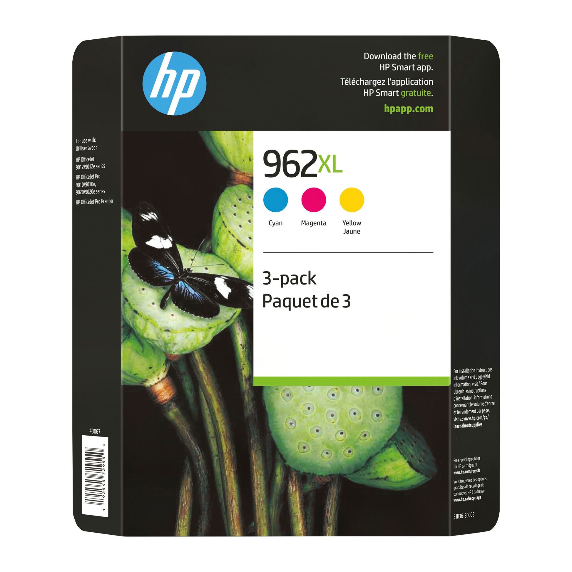 hp-962xl-3-pk-high-yield-ink-cartridge---cyan-magenta-and-yellow---instant-ink-eligible