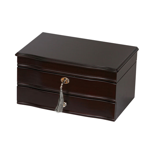 mele-and-co-davina-locking-wooden-jewelry-box---mahogany-finish