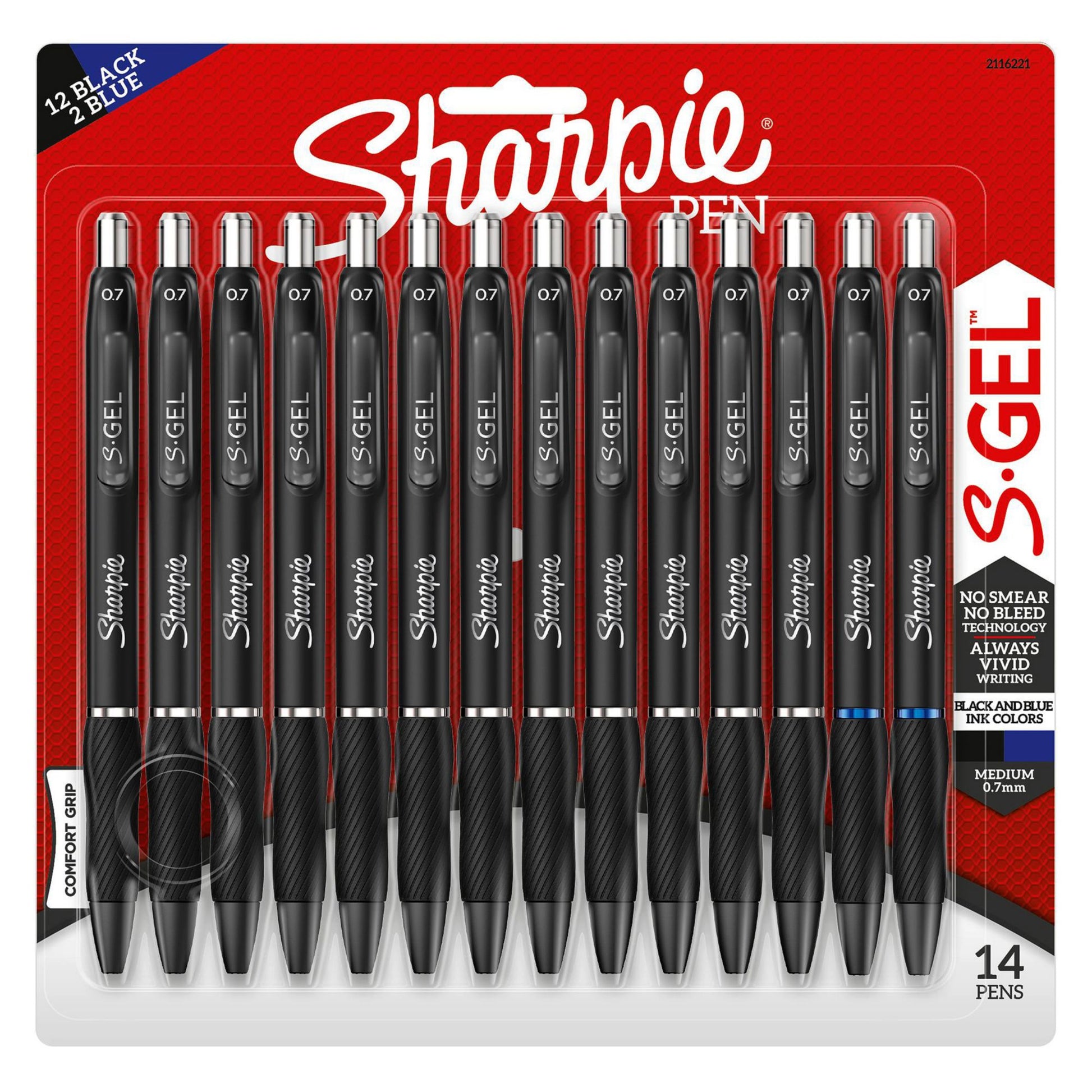 sharpie-s-gel-pens-14-ct---12-black-and-2-blue