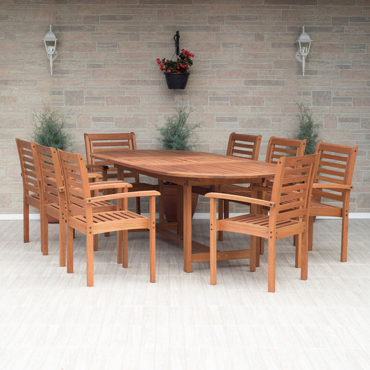 amazonia-melinda-9-pc-wood-extendable-patio-dining-set