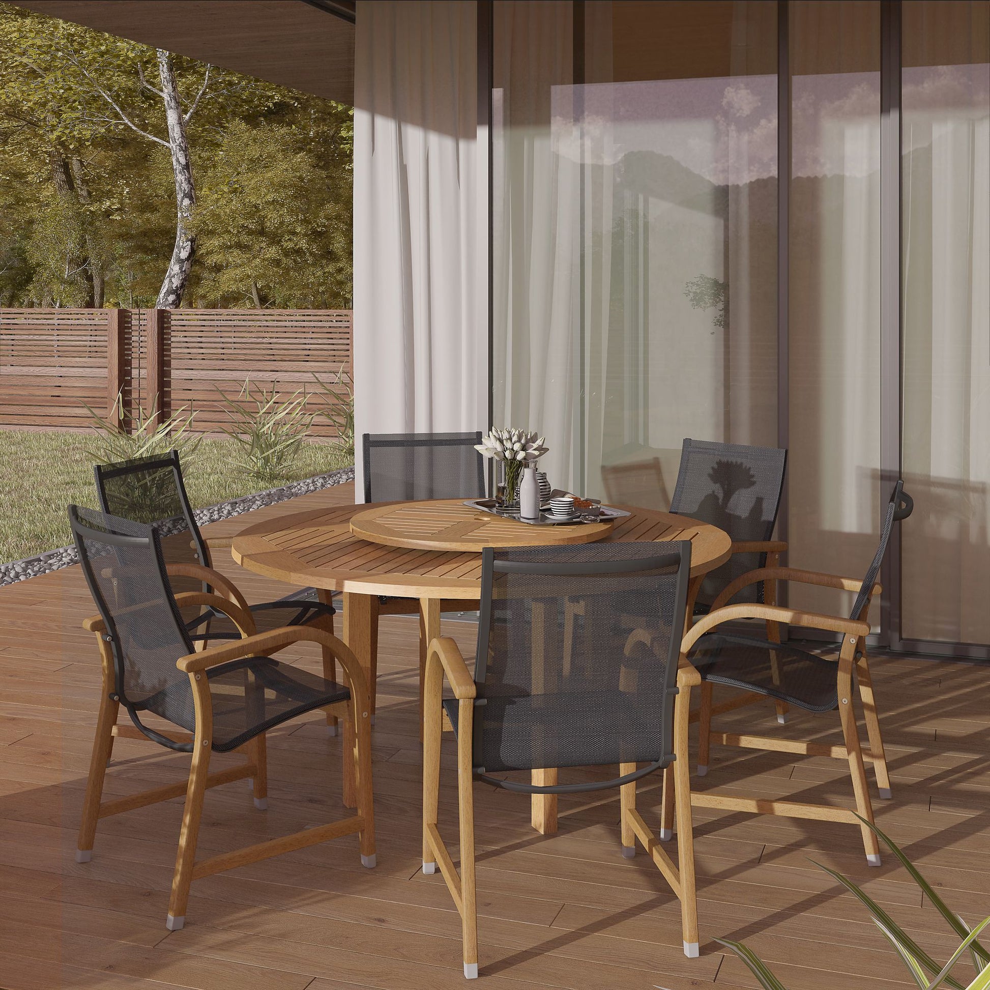 amazonia-monique-7-pc-teak-finish-lazy-susan-patio-dining-set