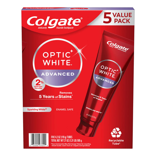 colgate-optic-white-advanced-hydrogen-peroxide-toothpaste-5-pk42-oz---sparkling-white