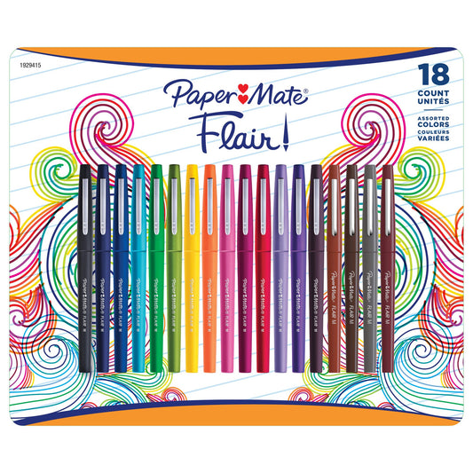 paper-mate-flair-pen-18-ct---assorted-colors