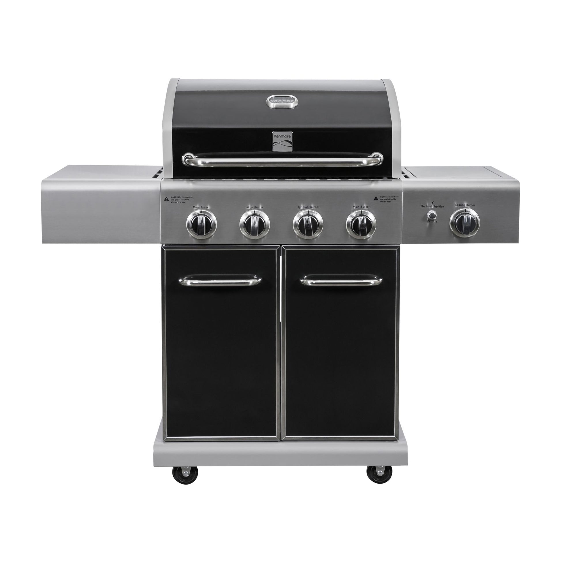 kenmore-4-burner-lp-gas-grill-with-searing-side-burner---blackstainless-steel