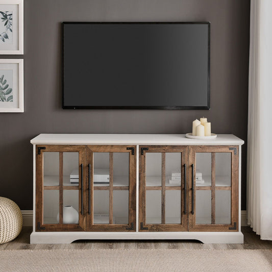 w-trends-58-modern-farmhouse-window-pane-door-tv-stand-for-tvs-up-to-65---brushed-whitereclaimed-barnwood