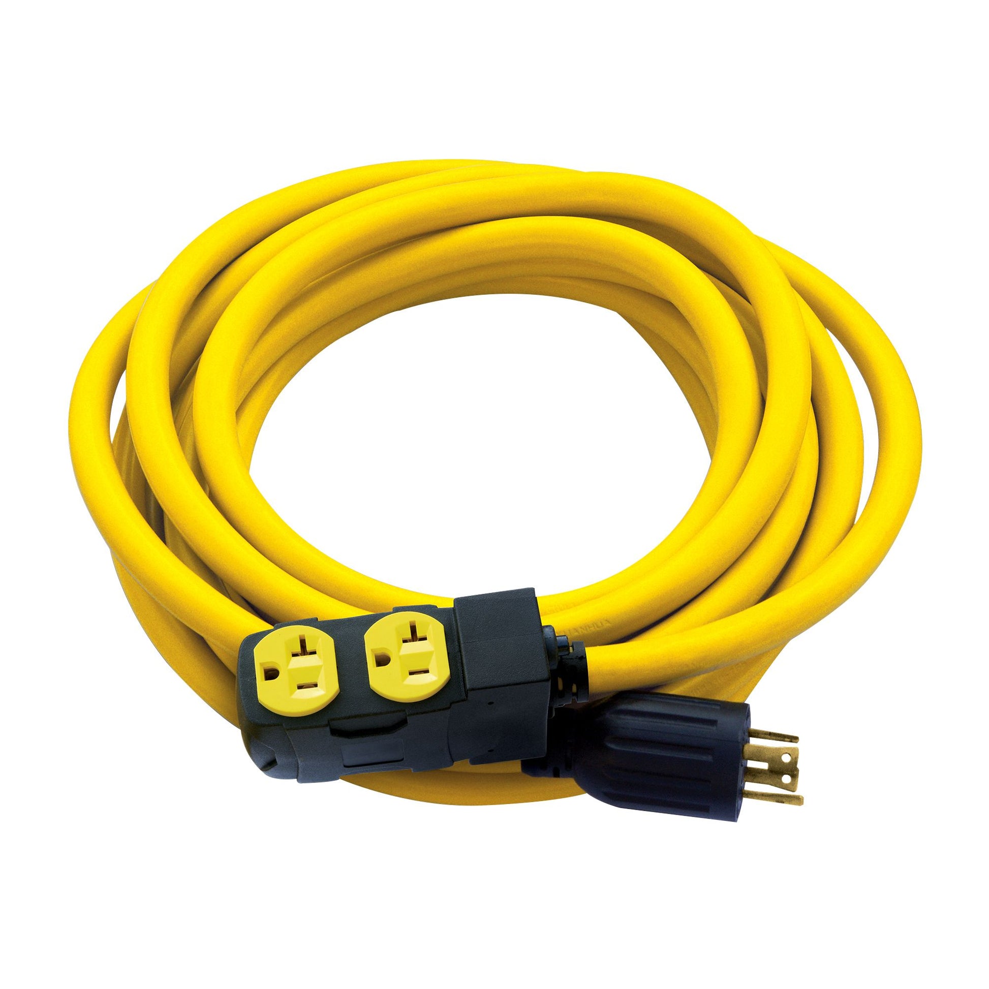 champion-25-foot-30-amp-125250-volt-duplex-style-generator-extension-cord-with-circuit-breakers-l14-30p-to-four-5-20r