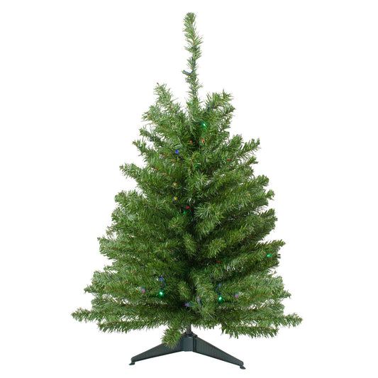 northlight-3-pre-lit-led-medium-canadian-pine-artificial-christmas-tree---multicolor-lights