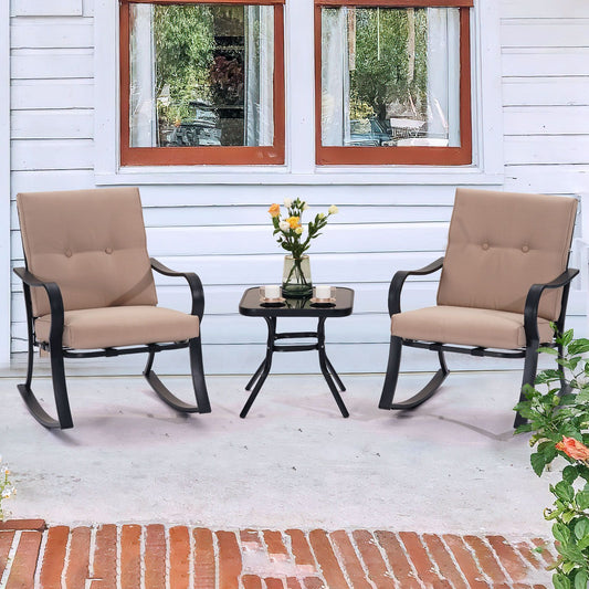 missbrella-3-pc-rocking-bistro-set-with-soft-thickened-cushions-and-glass-coffee-table
