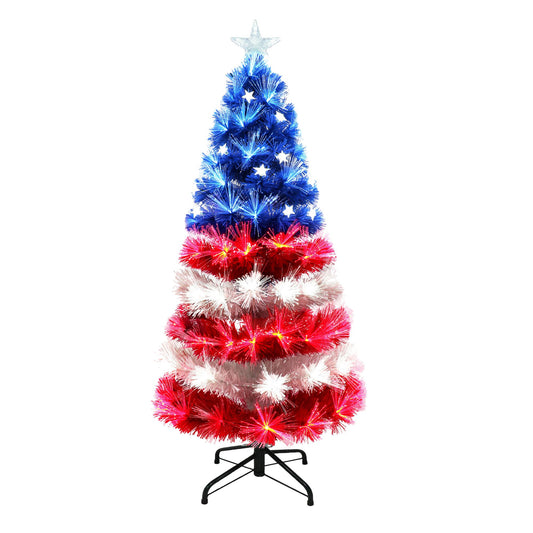 puleo-international-4-fiber-optic-patriotic-pre-lit-tree-tree---redwhiteblue