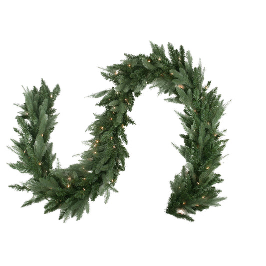 northlight-9-x-12-pre-lit-washington-frasier-fir-artificial-christmas-garland---clear-dura-lit-lights