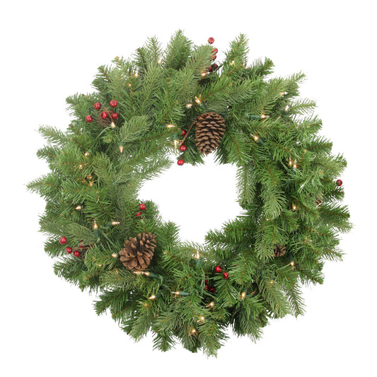 northlight-24-pre-lit-noble-fir-with-red-berries-and-pine-cones-artificial-christmas-wreath---clear-lights