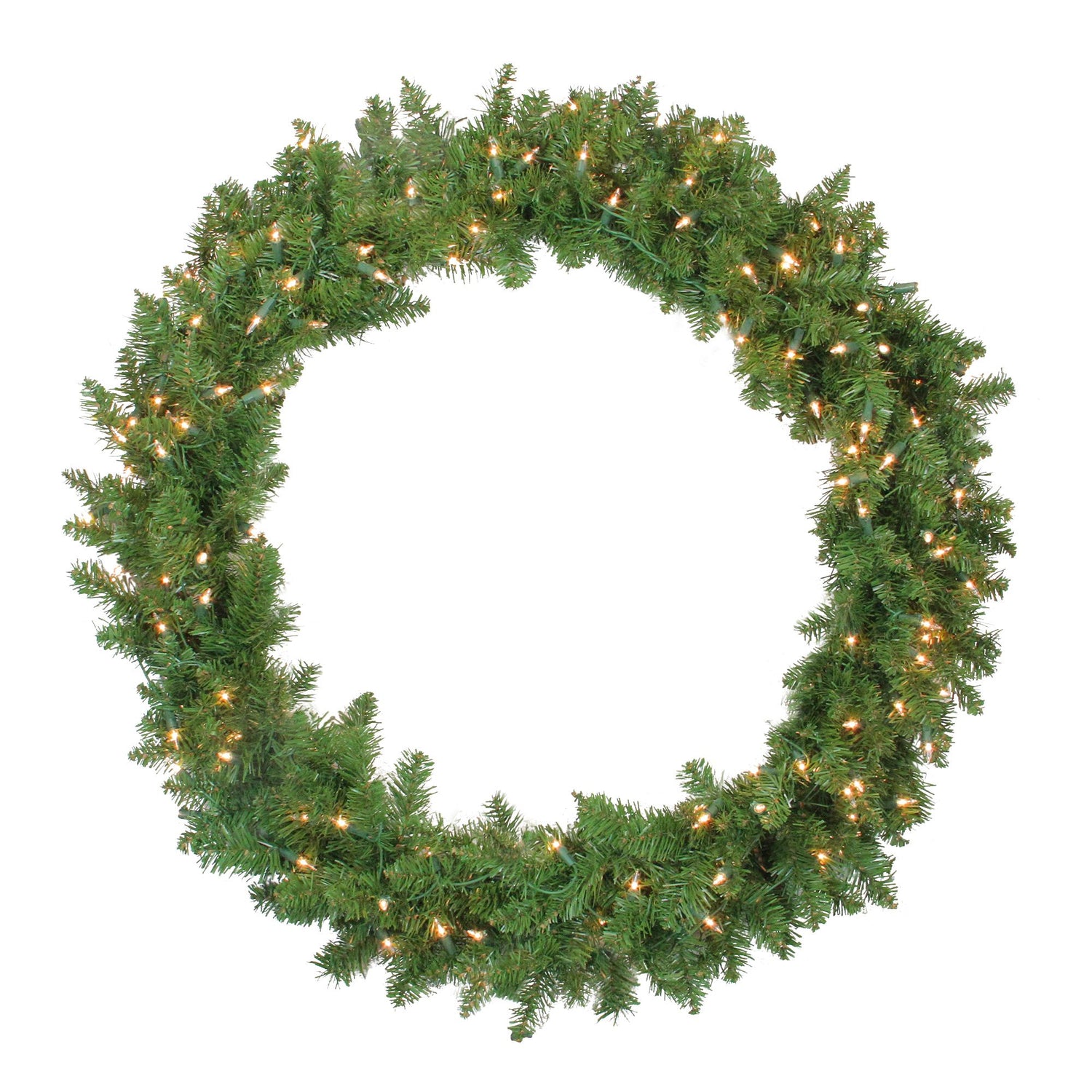 northlight-36-pre-lit-northern-pine-artificial-christmas-wreath---clear-lights