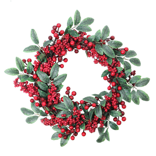 northlight-18-lush-berry-and-leaf-artificial-christmas-wreath---unlit