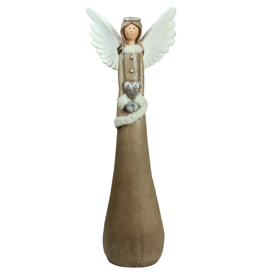 northlight-24-angel-with-heart-christmas-tabletop-figurine---brown-and-white