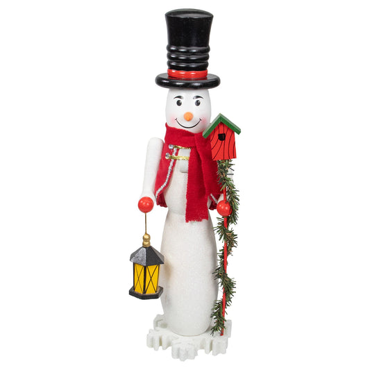 northlight-18-snowman-nutcracker-christmas-tabletop-decor---white-and-red
