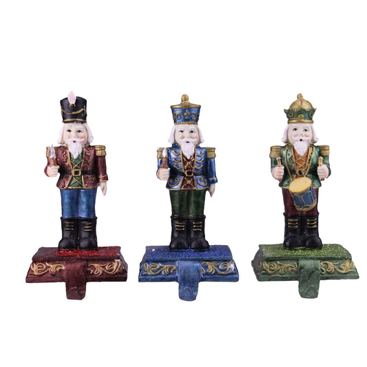 northlight-3-pc-775-glittered-nutcracker-stocking-holders---blue-red-and-green