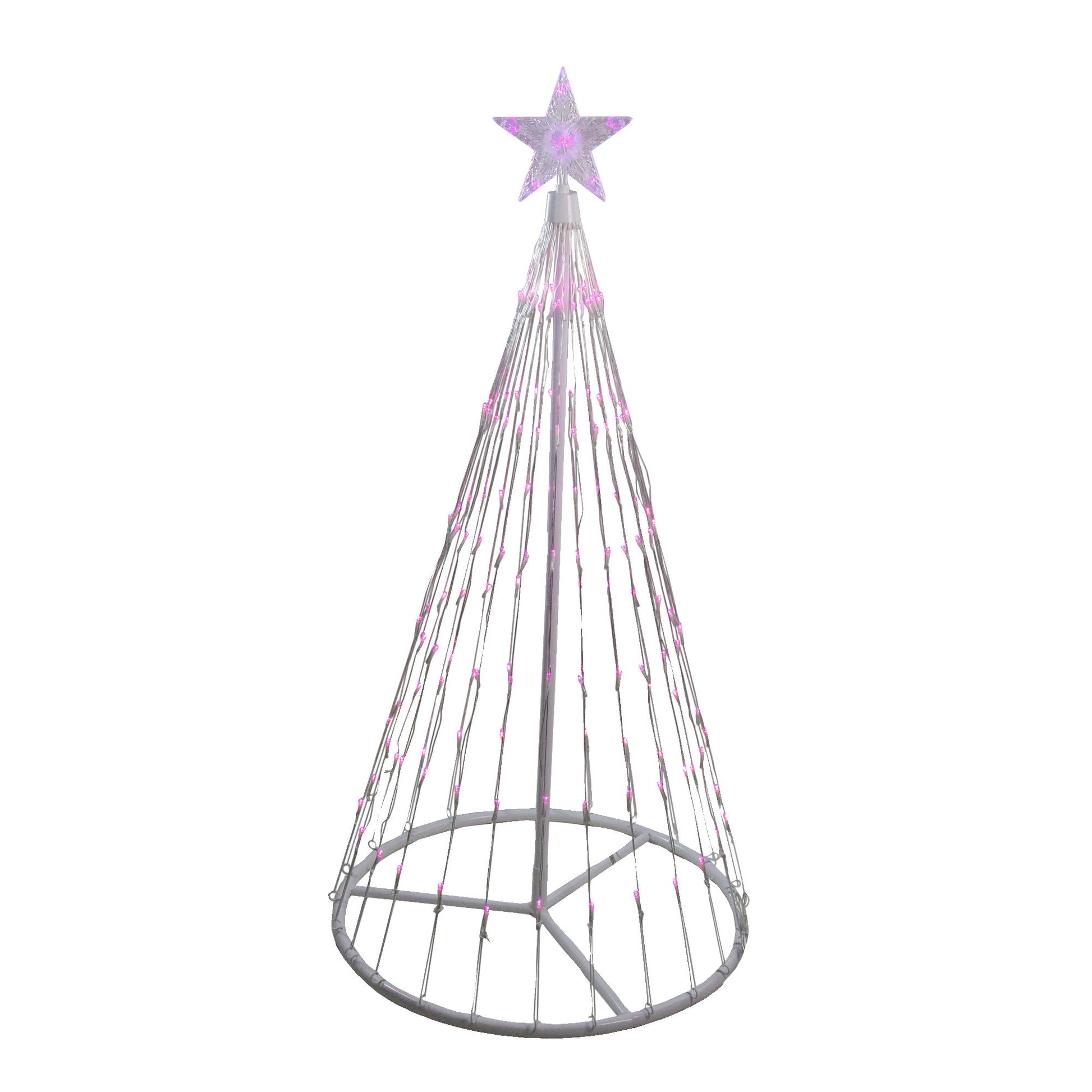 northlight-4-led-lighted-show-cone-christmas-tree-outdoor-decoration---pink