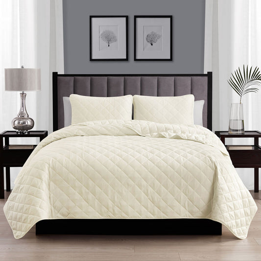 swift-home-diamond-stitch-quilt-ivory-bedspread-coverlet-set