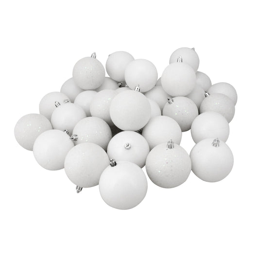 northlight-325-4-finish-shatterproof-christmas-ball-ornaments-32-ct---winter-white