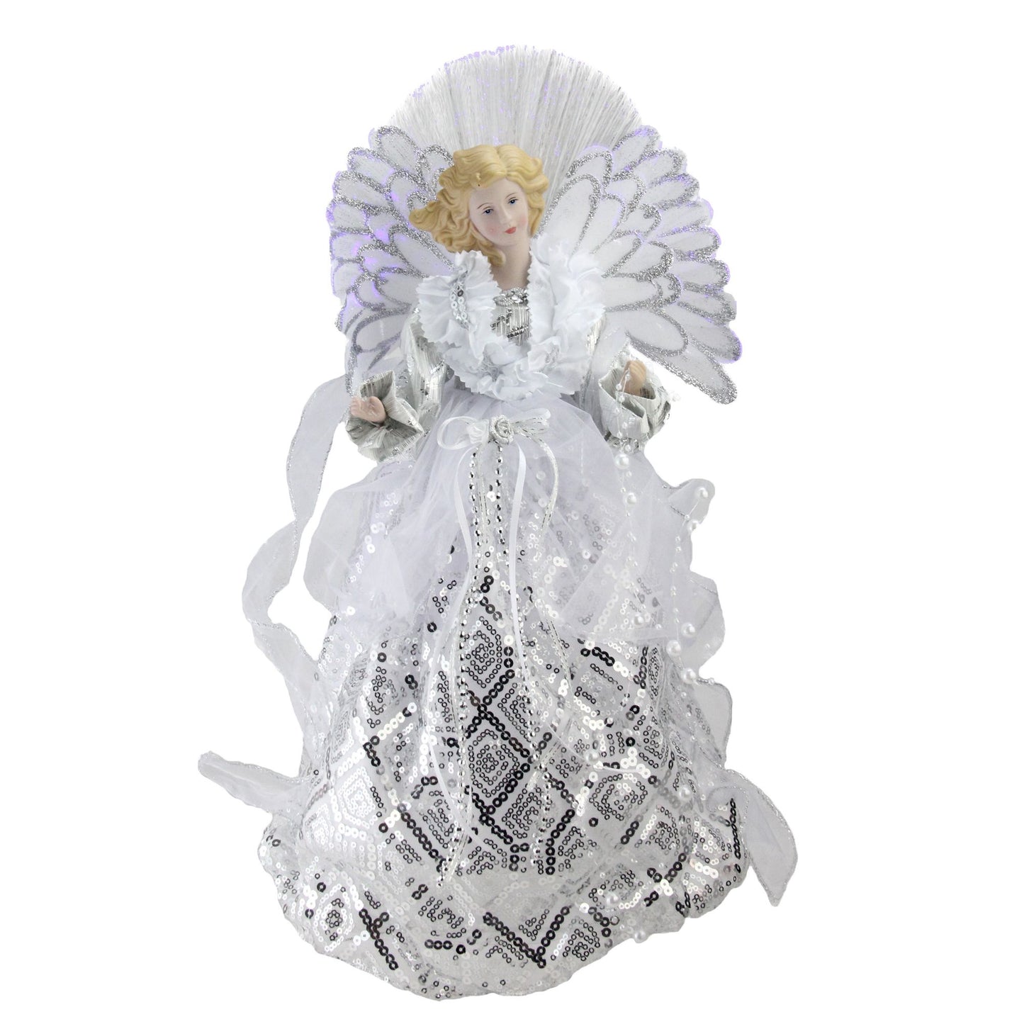 northlight-16-lighted-angel-sequined-gown-christmas-tree-topper---white-and-silver