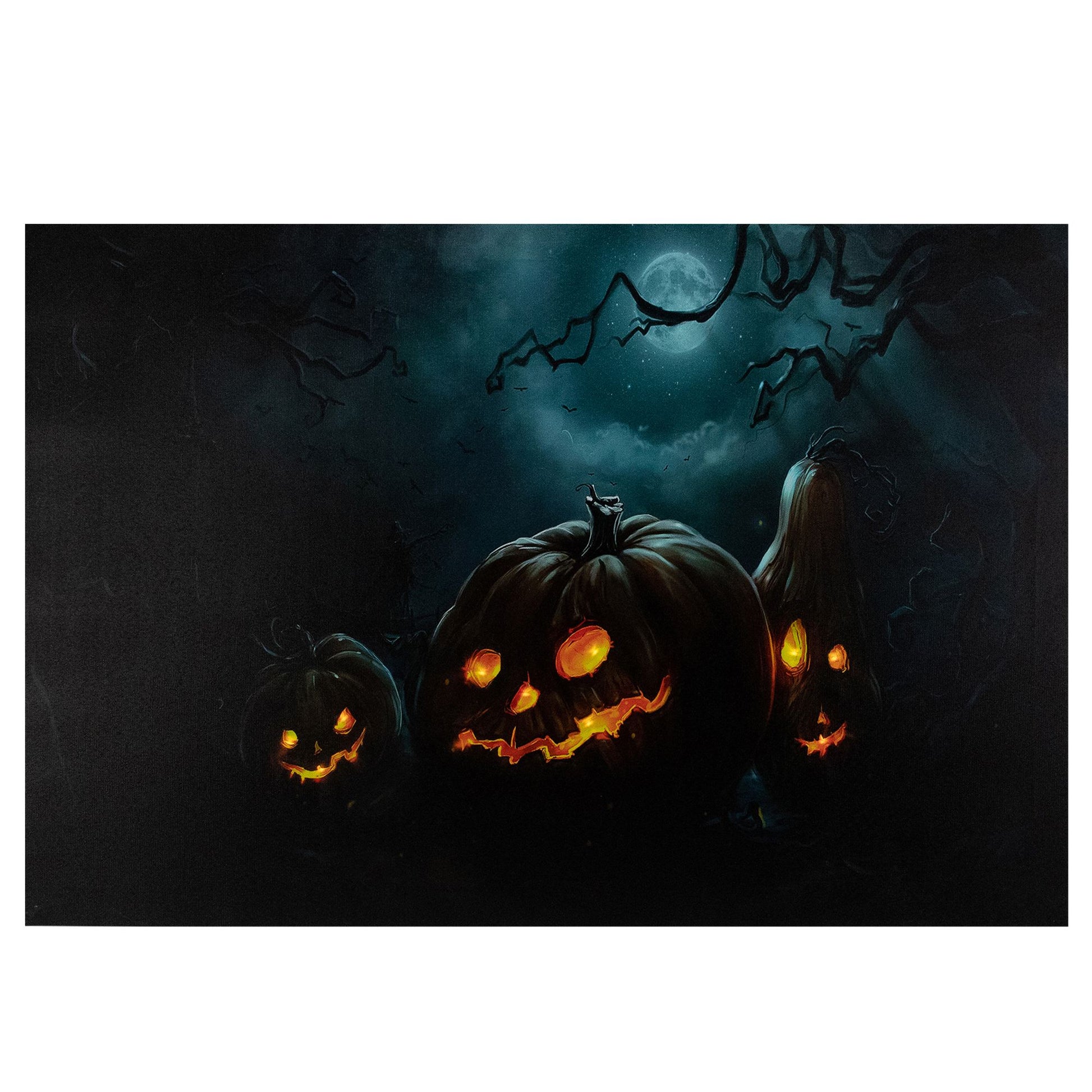 northlight-235-spooky-halloween-jack-o-lanterns-canvas-wall-art---led-lighted