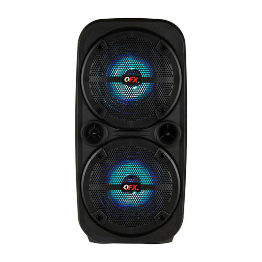 qfx-2-x-8-bluetooth-rechargeable-speaker-with-led-lights