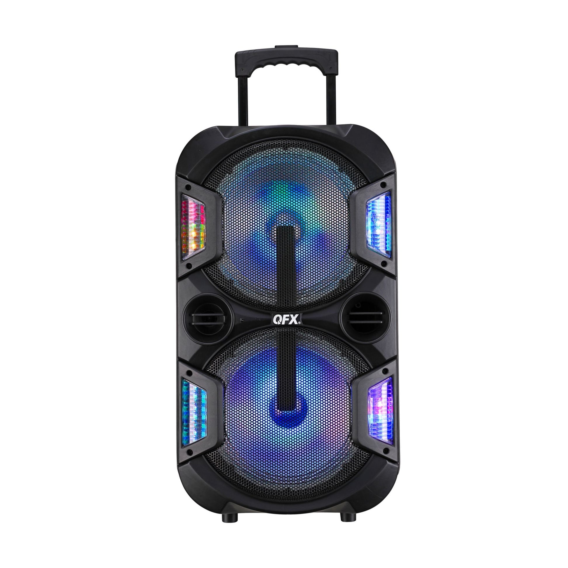 qfx-2-x-10-bluetooth-rechargeable-speaker-with-party-lights