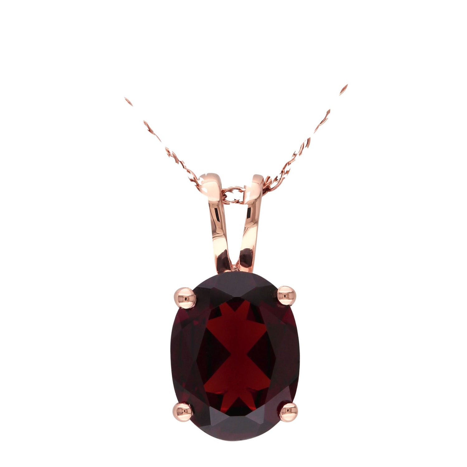 137-ct-tgw-garnet-oval-solitaire-necklace-in-10k-rose-gold