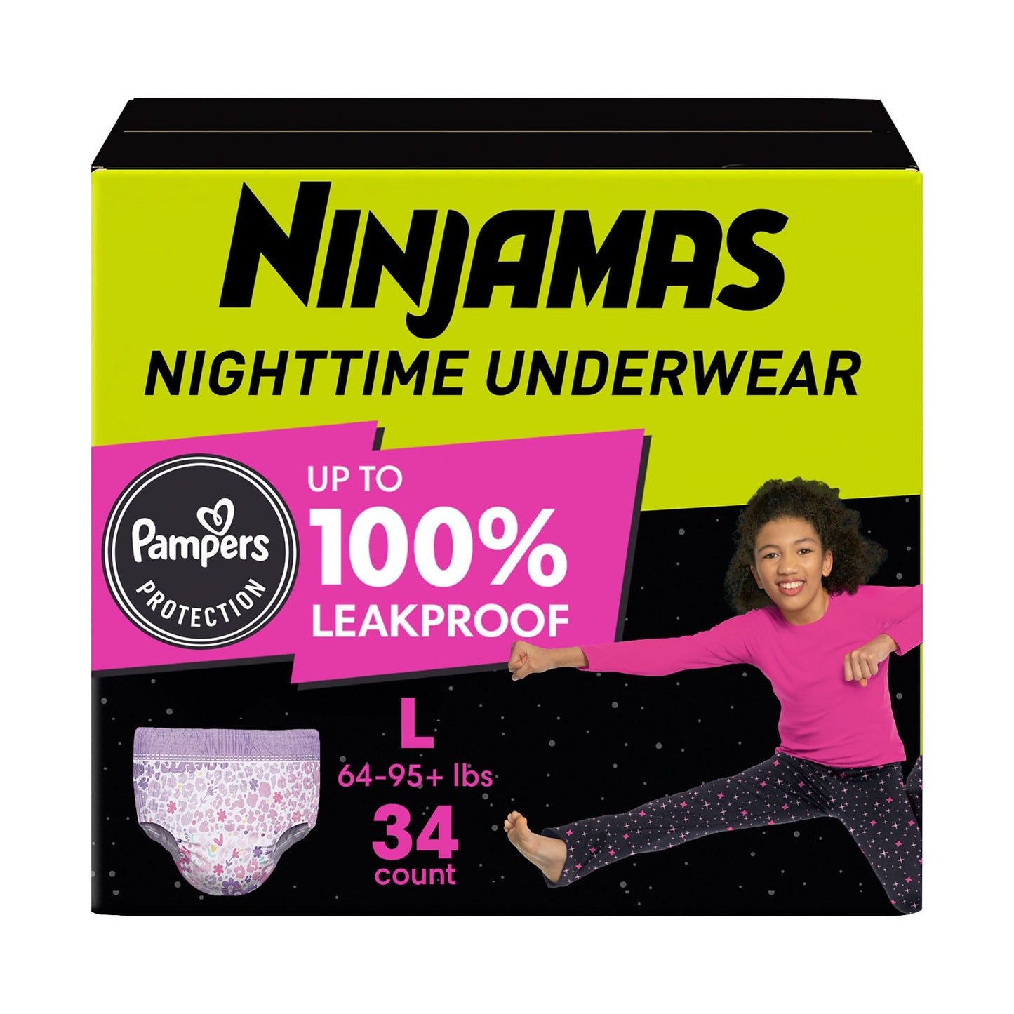 ninjamas-bedwetting-nighttime-underwear-for-girls-select-size