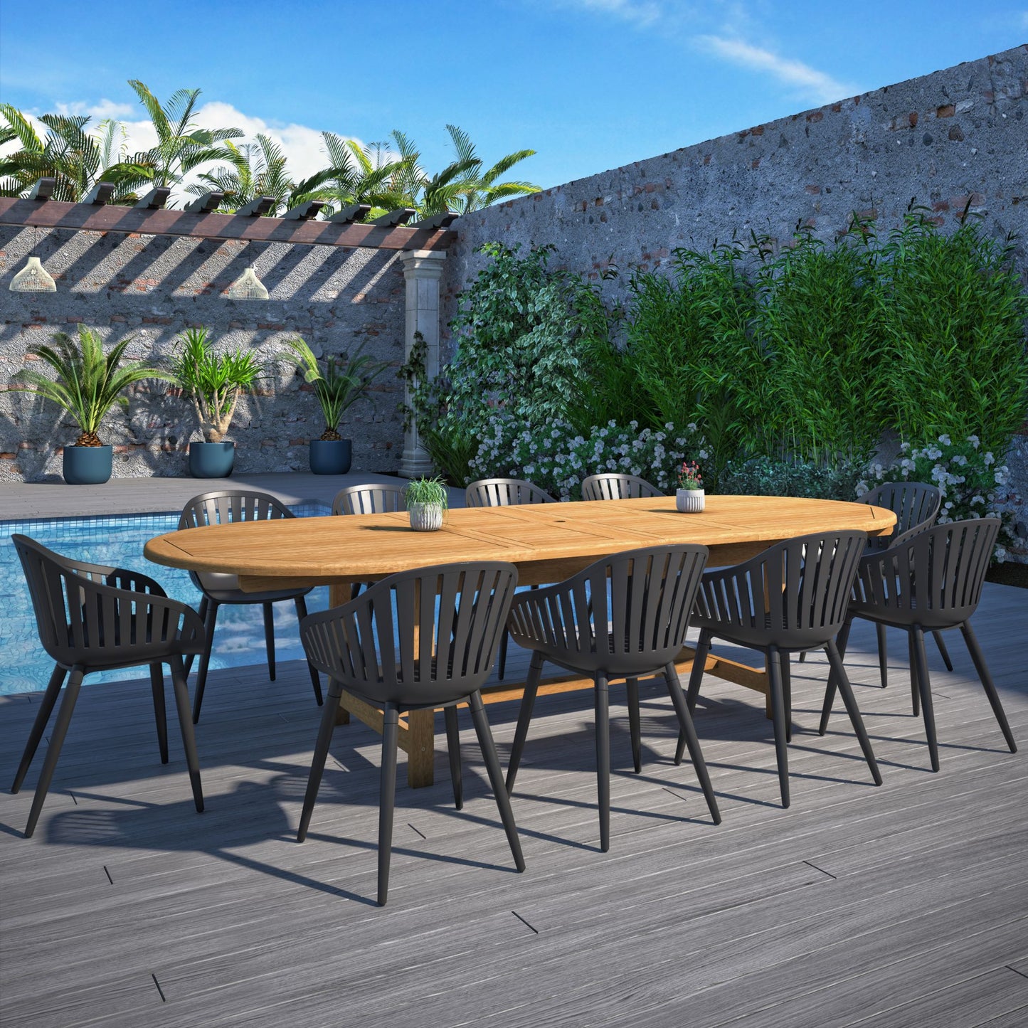 amazonia-teak-11pc-outdoor-patio-peter-dining-set---black-chairs