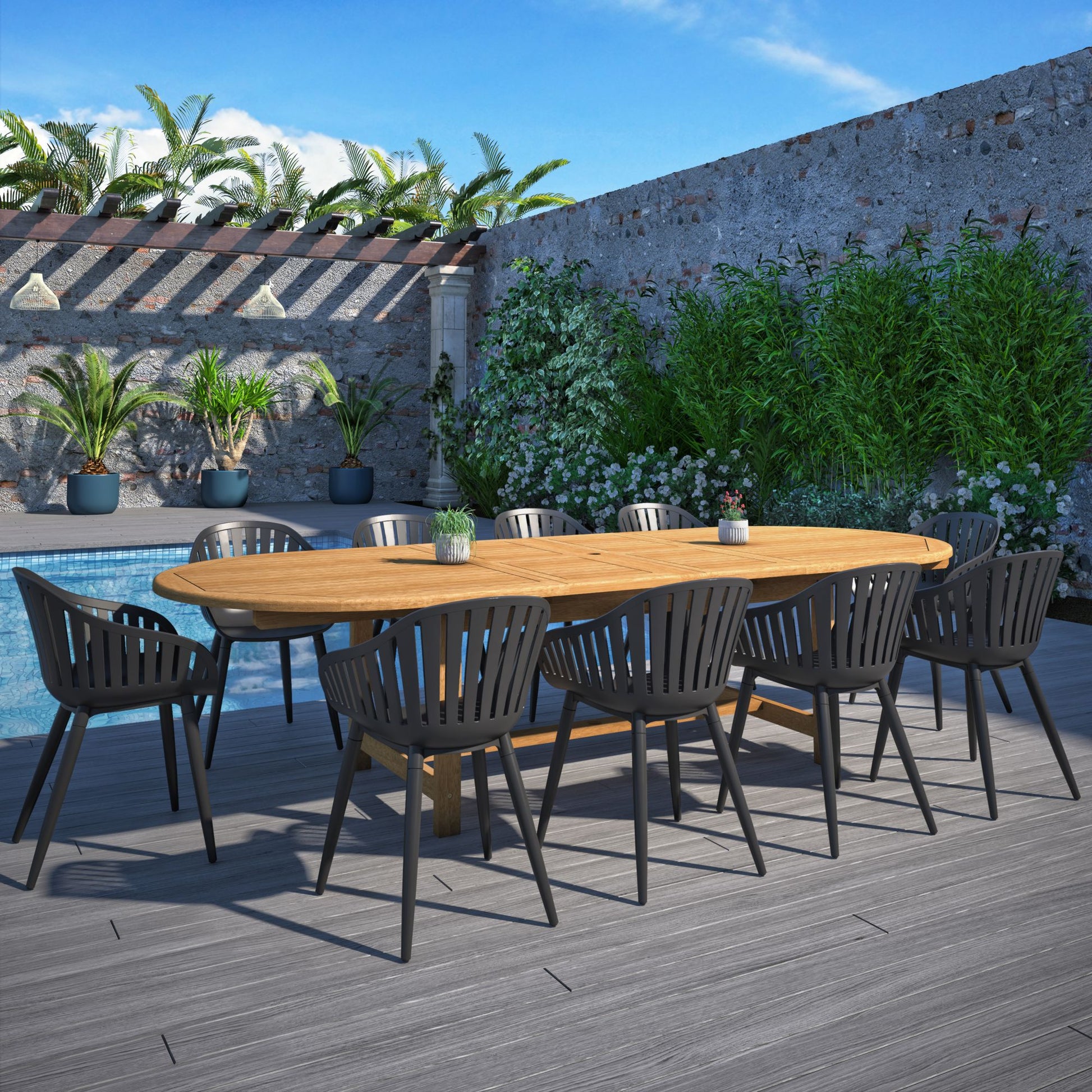 amazonia-teak-11pc-outdoor-patio-peter-dining-set---black-chairs