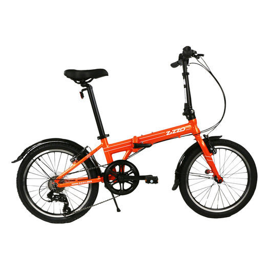 zizzo-via-lightweight-20-7-speed-aluminum-folding-bicycle---orange