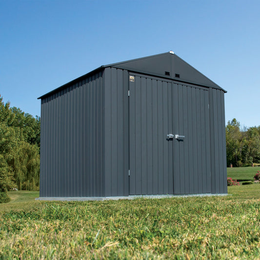 arrow-elite-10-x-8-steel-storage-shed---anthracite